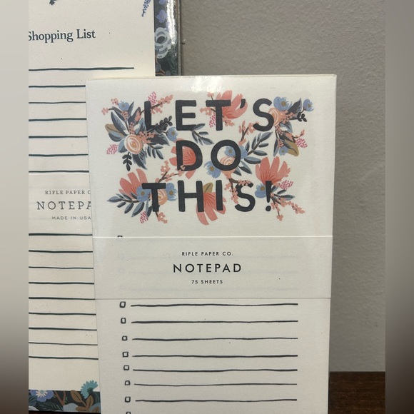 New! Rifle Paper Co. Notepad Set - Picture 2 of 4